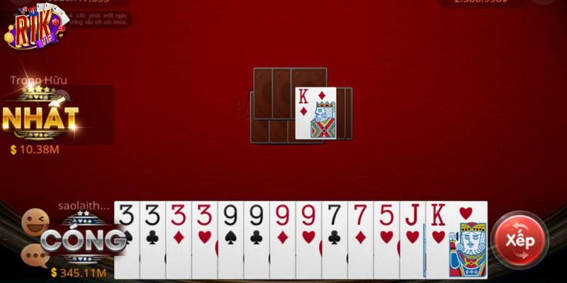 Những luật chơi cơ bản về bài tiến lên